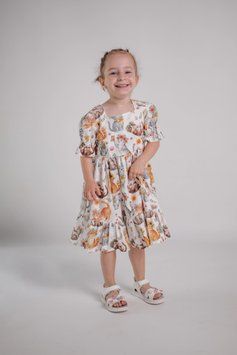 Сукня &laquo;AMELIA&raquo; з котиками для дівчинки (62 см)  AUpT0x фото