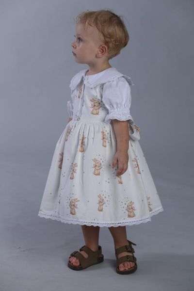 Сукня &laquo;MICHELLE&raquo; для дівчаток із зайчиками (62 см) MICHLL1121 фото