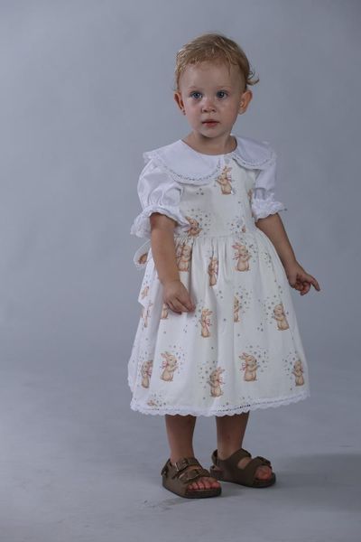 Сукня &laquo;MICHELLE&raquo; для дівчаток із зайчиками (62 см) MICHLL1121 фото